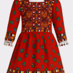 Red Embroidered Ethnic Dress – Beautiful Traditional Women’s Outfit